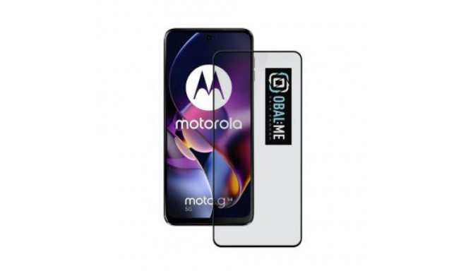 - OBAL:ME 5D Glass Screen Protector for Motorola G54 5G/ Power Edition Black