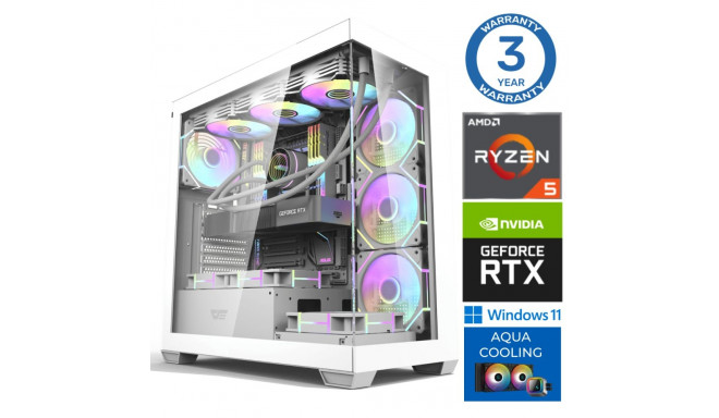 INTOP AQUA Ryzen 5 7600X 32GB DDR5 1TB SSD M.2 NVME+2TB RTX4060Ti 8GB WIN11