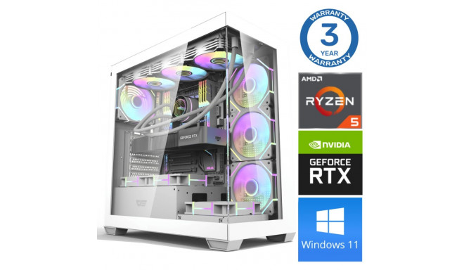 INTOP Ryzen 5 7500F 64GB DDR5 1TB SSD M.2 NVME+2TB RTX4060Ti 8GB WIN11