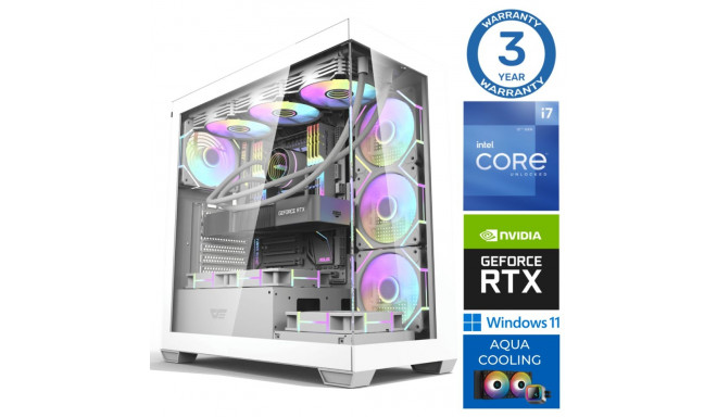 INTOP AQUA i7-14700F 64GB DDR5 1TB SSD M.2 NVME RTX4060Ti 8GB WIN11