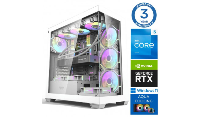 INTOP AQUA i5-14400F 64GB DDR5 1TB SSD M.2 NVME+2TB RTX4060 8GB WIN11