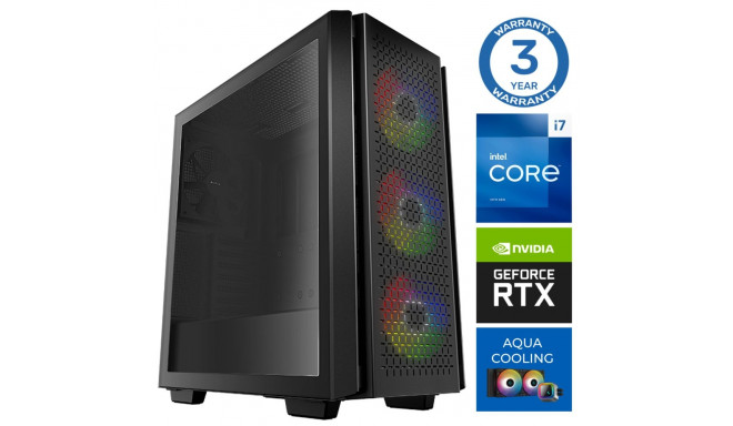 INTOP AQUA i7-14700F 32GB DDR5 500SSD M.2 NVME RTX3050 6GB no-OS
