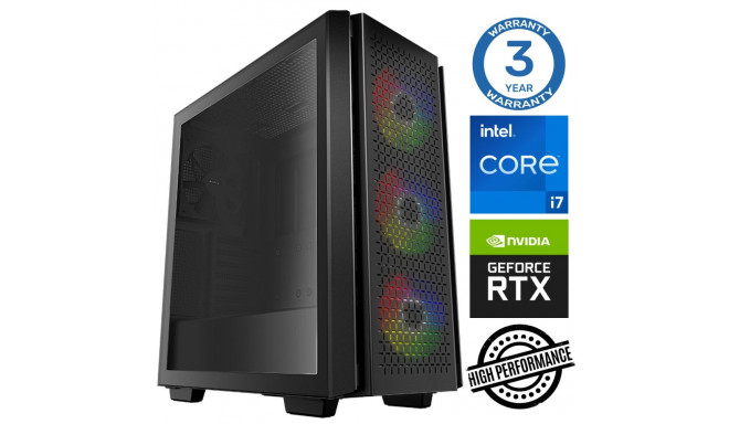 INTOP i7-12700F 16GB 1TB SSD M.2 NVME RTX3050 6GB no-OS