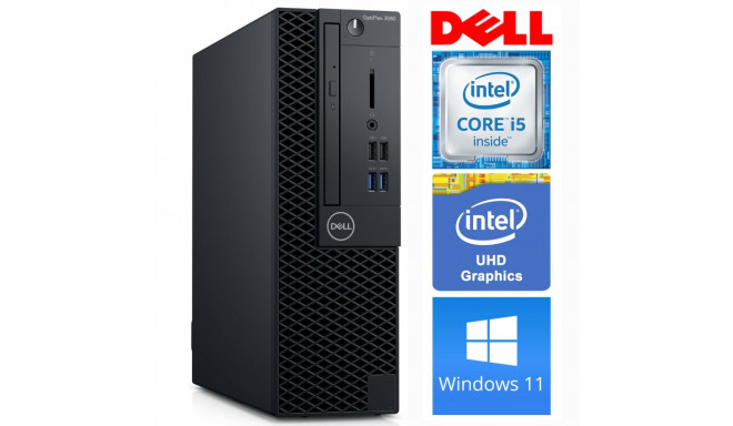 DELL 3060 SFF i5-8500 16GB 1TB SSD M.2 NVME+2TB DVD WIN11Pro