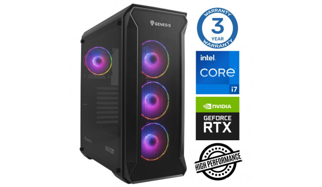 INTOP i7-12700F 32GB 500SSD M.2 NVME+2TB RTX3060 12GB no-OS