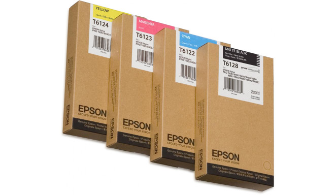 EPSON T612400 Ink cartrige, Yellow, Singlepack, 220 ml