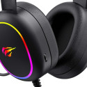 Gaming Headphones Havit GAMENOTE H2016D RGB USB+3.5mm