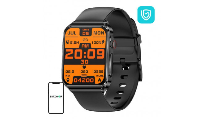 BlitzWolf BW-HL6 smartwatch (black silicone)