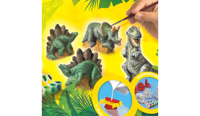 SES  Kipsi valamise komplekt Dinosaurused