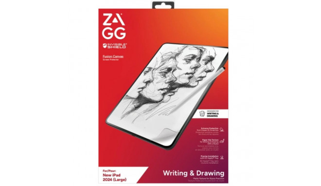 ZAGG InvisibleShield Fusion Canvas Antibacterial Protective Film Imitating Paper for iPad Air 13&quo