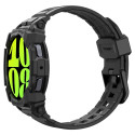 Etui z paskiem Spigen Rugged Armor Pro na Samsung Galaxy Watch 7 (40 mm) - czarne