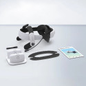 BoboVR M2+ 2 strain relief strap for Meta Quest 2 + 2x B2 battery + BD2 charging station - white and