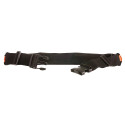 Running belt double waist bag for the phone black