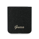 Guess 4G Glitter Script Case for Samsung Galaxy Z Flip 6 - Black