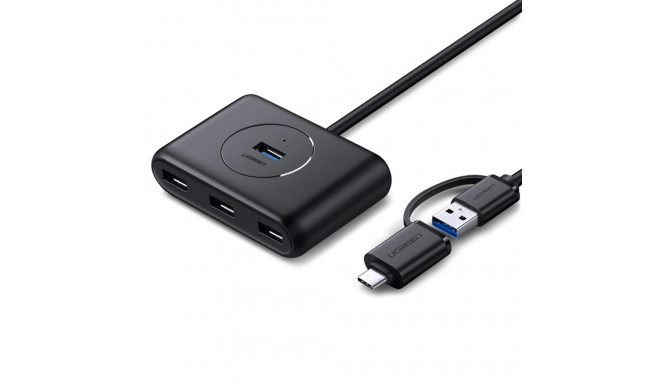Ugreen HUB 4in1 USB-C - 4xUSB 3.0 5Gb/s 1m black (CR113)