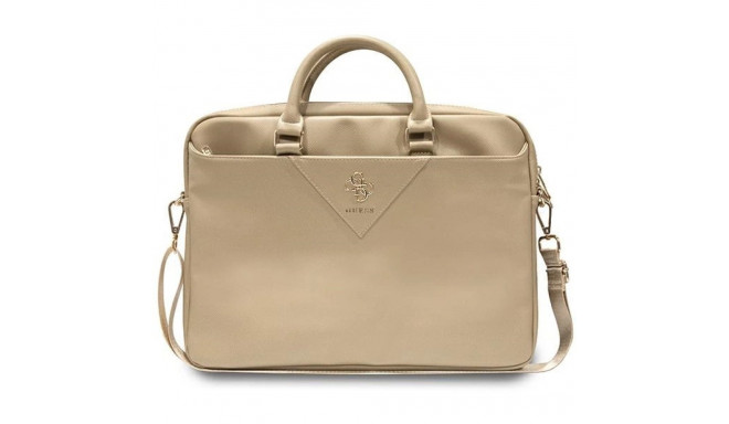 Guess Triangle 4G bag for a 16" laptop - gold