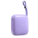 Joyroom powerbank 10000mAh Jelly Series 22.5W with built-in USB C cable purple (JR-L002)