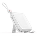 Joyroom powerbank with USB C and Lightning cables and Cutie Series stand 10000mAh 22.5W white (JR-L0