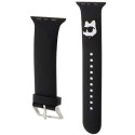 Karl Lagerfeld 3D Rubber Choupette Head Strap for Apple Watch 42/44/45/49mm - Black