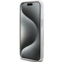 Guess Liquid Glitter Gold Stripes case for iPhone 15 / 14 / 13 - transparent