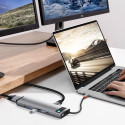 Baseus Metal Gleam 11in1 multifunctional USB Type C HUB - 3x USB 3.2 Gen 1 5Gbps / USB Type C PD 100