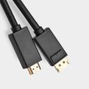 Ugreen unidirectional DisplayPort to HDMI Cable 4K 30Hz 32 AWG 2m Black (DP101 10202)