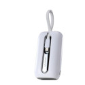 Joyroom mini powerbank 10000mAh Colorful Series 22.5W with 2 built-in USB C and Lightning cables whi
