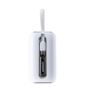 Joyroom mini powerbank 10000mAh Colorful Series 22.5W with 2 built-in USB C and Lightning cables whi