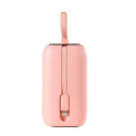 Joyroom mini powerbank 10000mAh Colorful Series 22.5W with 2 built-in USB C and Lightning cables pin