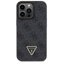 Guess GUHCP13XP4TDSCPK case for iPhone 13 Pro Max 6.7" - black Crossbody 4G Metal Logo