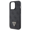 Guess GUHCP13XP4TDSCPK case for iPhone 13 Pro Max 6.7" - black Crossbody 4G Metal Logo