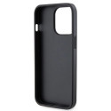 Guess GUHCP13XP4TDSCPK case for iPhone 13 Pro Max 6.7" - black Crossbody 4G Metal Logo