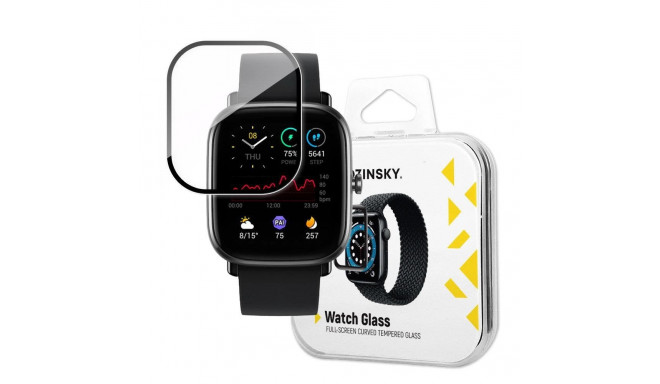 Wozinsky Watch Glass Hybrid Glass for Xiaomi Amazfit GTS 2 Mini Black