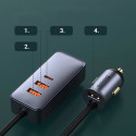 Baseus Share Together car charger 3x USB / USB Type C 120W PPS Quick Charge Power Delivery gray (CCB