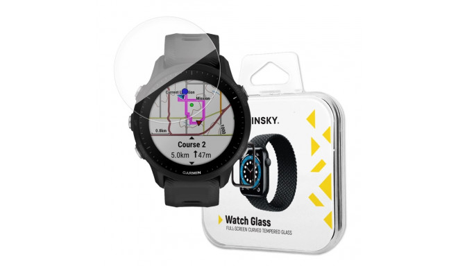Wozinsky Full Glue Tempered Glass Tempered Glass For Garmin Forerunner 955 9H Full Screen Full Cover
