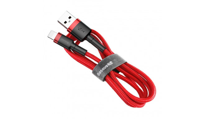 Baseus Cafule USB-A / Lightning 2.4A QC 3.0 cable 1 m - red