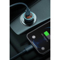 Baseus Golden Contactor Pro fast car charger 2x USB 40 W Quick Charge SCP FCP AFC + USB cable - USB 