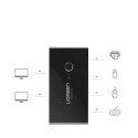Ugreen switch box HUB switch 4x USB 3.2 Gen 1 USB splitter for two computers black (US216 30768)