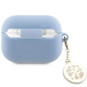 Guess GUAP23DSLGHDB AirPods Pro 2 cover blue/blue 3D Rubber 4G Diamond Charm