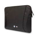 BMW Carbon&Perforated sleeve for a 16" laptop - black