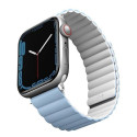 Uniq Revix strap for Apple Watch 1/2/3/4/5/6/7/8/SE/SE2/Ultra 42/44/45/49mm - white and blue