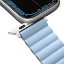 Uniq Revix strap for Apple Watch 1/2/3/4/5/6/7/8/SE/SE2/Ultra 42/44/45/49mm - white and blue