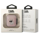 Karl Lagerfeld KLA2HNCHTCP Airpods 1/2 cover pink/pink Ikonik Choupette