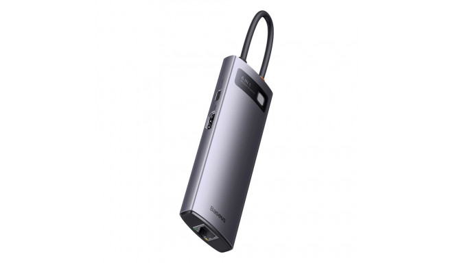 Baseus StarJoy HUB 6-Port USB-C - 3x USB-A / 1x HDMI / 1x RJ45 / 1x USB-C PD gray