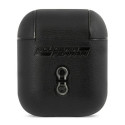 Ferrari FESA2LEBK AirPods cover black/black On Track Leather