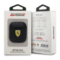 Ferrari FESA2LEBK AirPods cover black/black On Track Leather