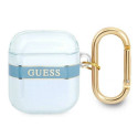 Guess GUA2HHTSB AirPods cover blue/blue Strap Collection