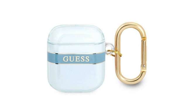 Guess GUA2HHTSB AirPods cover blue/blue Strap Collection