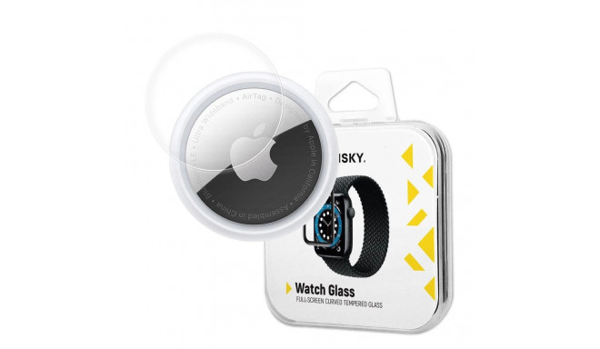 Wozinsky Watch Glass hybrid AirTag glass black