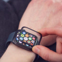 Wozinsky Watch Glass Hybrid Glass for Apple Watch 3 38mm / Watch 2 38mm / Watch 1 38mm Black
